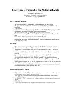 Emergency Ultrasound of the Abdominal Aorta
