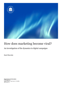 How does marketing become viral?