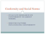 Conformity and Social Norms
