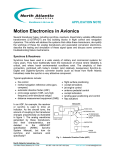 Motion Electronics in Avionics