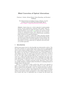 Blind Correction of Optical Aberrations - Max-Planck