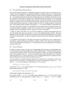 Extended Church-Turing Thesis