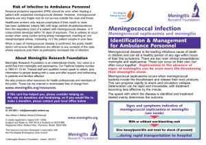 Meningococcal infection - Meningitis Research Foundation