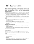 Hypertensive Crisis - The Association of Physicians of India