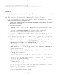 The Geometry of Numbers and Minkowski`s Theorem