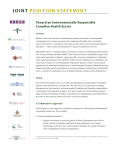 Joint Position statement - Canadian Medical Association