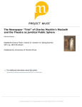 The Newspaper `Trial` of Charles Macklin`s Macbeth and the Theatre