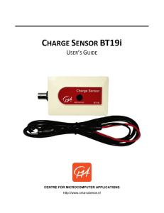 How the Charge Sensor Works - CMA