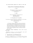 Contra Pre-I-Continuous Functions 1 Introduction and Preliminaries