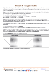 Problem 4 – Encrypted matrix