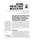ACOG PRACTICE BULLETIN - Department of Obstetrics and