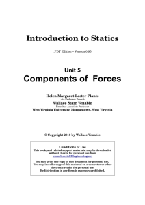 Components of Forces - Secrets of Engineering Mechanics