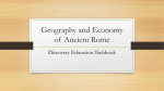 Geography and Economy of Ancient Rome