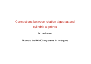 Connections between relation algebras and cylindric algebras