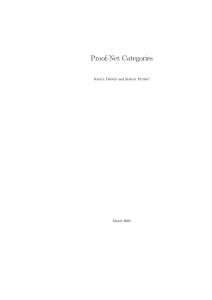 Proof-Net Categories - Matematički Institut SANU