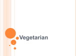 Vegetarian - CSM-BioChem-2011