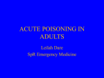 ACUTE POISONING IN PATIENTS