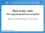 Red scaly rash - American Academy of Dermatology