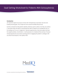 Goal-Setting Worksheet for Patients With Schizophrenia - Med-IQ
