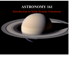 astronomy 161 - Ohio State Astronomy