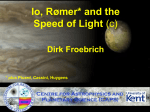 Römer and the speed of light