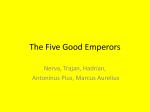 The 5 Good Emperors - Mrs. Sellers` Class Website