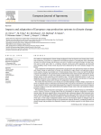 Impacts and adaptation of European crop production systems to