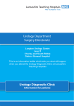 Urology Diagnostic Clinic Urology Department Surgery Directorate