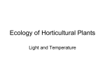 Ecology of Horticultural Plants