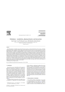 Methadone—metabolism, pharmacokinetics and interactions