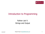 Python Lab 1 Presentation