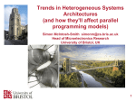 Trends in Heterogeneous Systems Architectures (and how they`ll