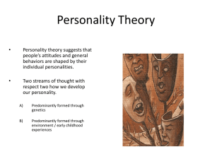 Personality Theory and Behavioral Psychology: Unraveling the