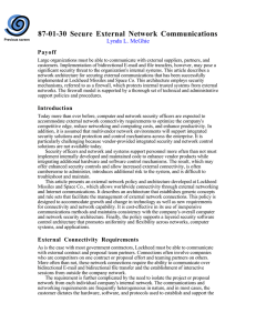 Secure External Network Communications