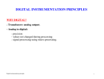 DIGITAL INSTRUMENTATION PRINCIPLES