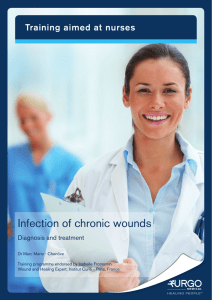 Infection of chronic wounds