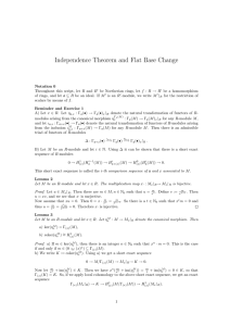 Independence Theorem and Flat Base Change