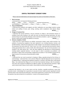 dental treatment consent form