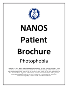 Photophobia - North American Neuro