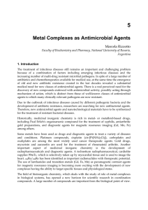 Metal Complexes as Antimicrobial Agents