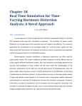 Real Time Simulation for Time-Varying Harmonic Distortion Analysis