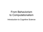 Functionalism - Cognitive Science Department