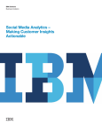 Social Media Analytics – Making Customer Insights