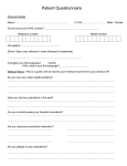 New Patient Questionnaire