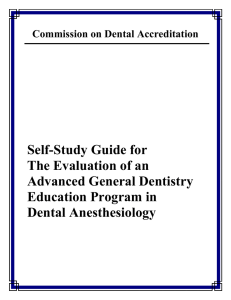 Self-Study Guide - American Dental Association