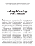 Archetypal Cosmology: Past and Present