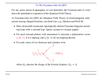 3.6 The Feynman-rules for QED For any given action (Lagrangian