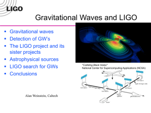 Gravitational waves - LIGO