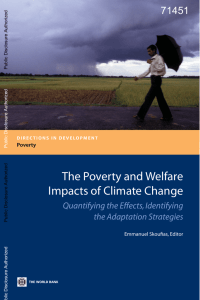 The Poverty and Welfare Impacts of Climate Change