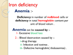 Iron deficiency